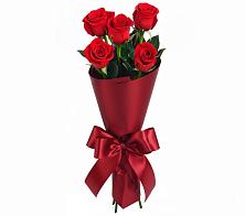 Букет 5 Красных роз Эдлесс Лав в Красино