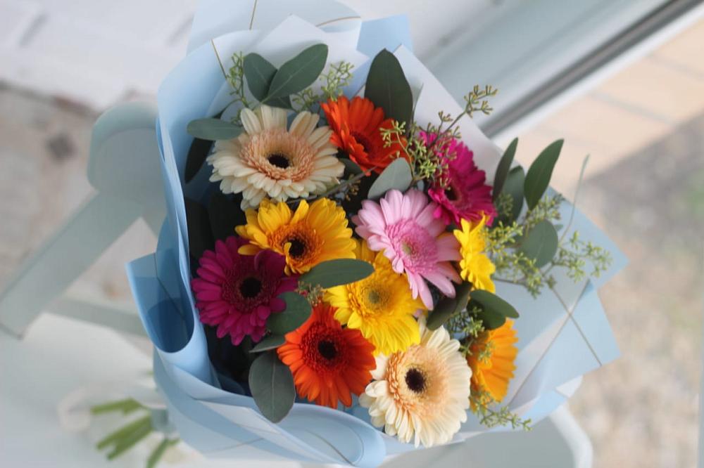 Букет цветов из: Герберы в Красино