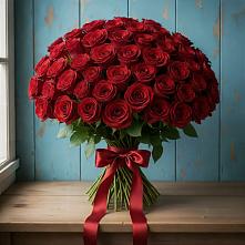 Букет Красные розы Блэк Меджик в Красино