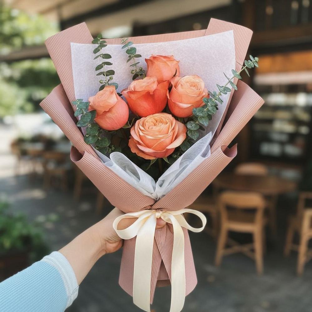 Букет цветов из: Розы в Красино