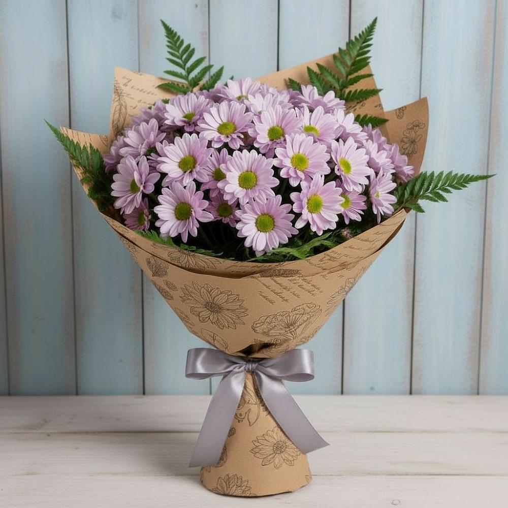 Букет цветов из: Хризантемы в Красино