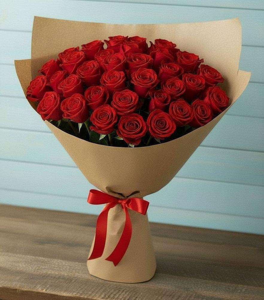 Букет Красные розы Милано в Красино
