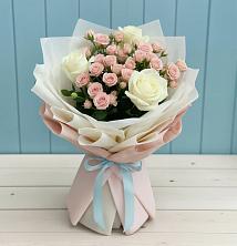 Букет цветов из:  Розы в Красино