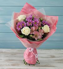 Букет цветов из:  Герберы #REPLACE_PRED# Красино