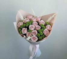 Букет цветов из:  Розы и Хризантемы в Красино