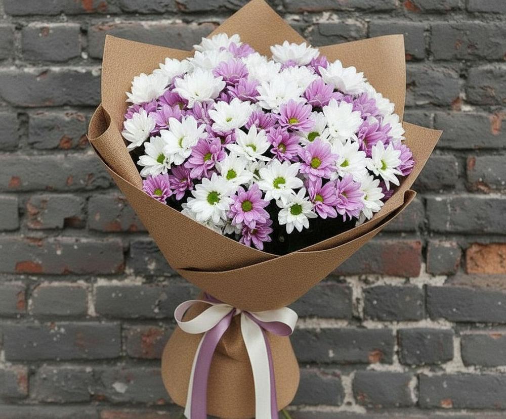Букет цветов из: Хризантемы в Красино