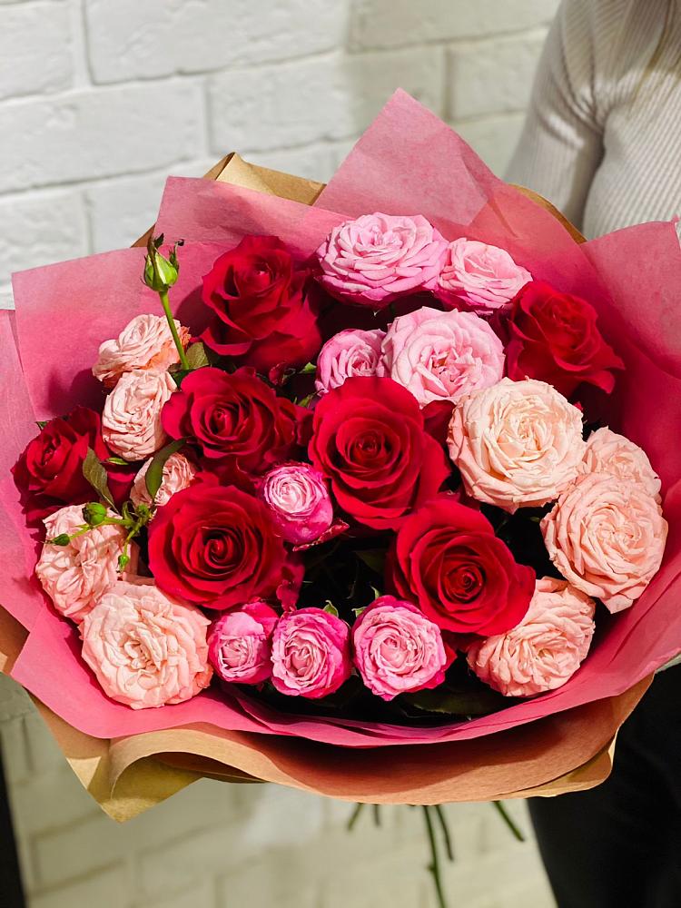 Букет цветов из: Розы в Красино