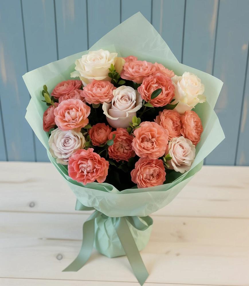 Букет цветов из: Розы в Красино