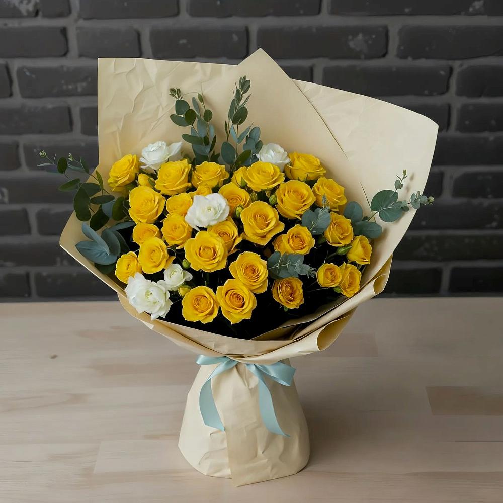 Букет цветов из: Розы в Красино