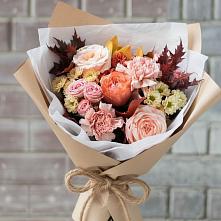 Букет цветов из:  Гвоздики, Хризантемы и Розы #REPLACE_PRED# Красино
