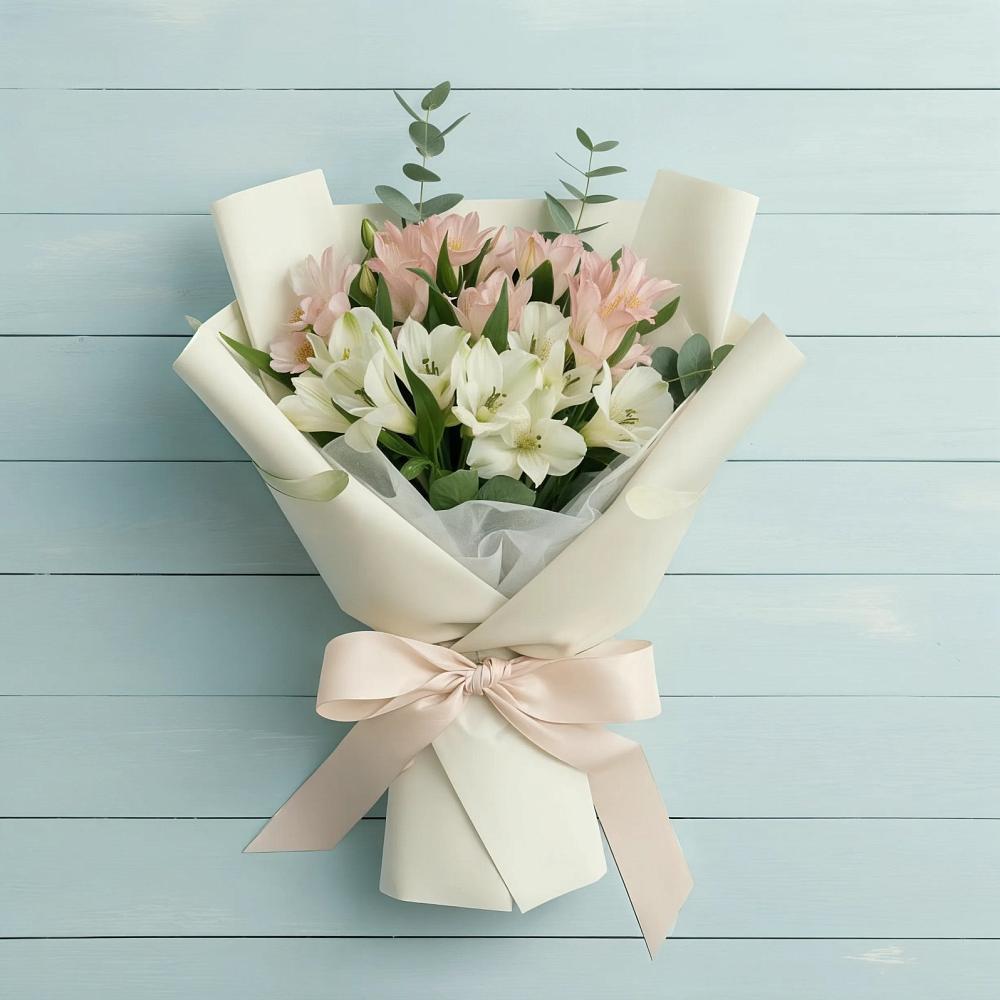 Букет цветов из: Альстромерии в Красино