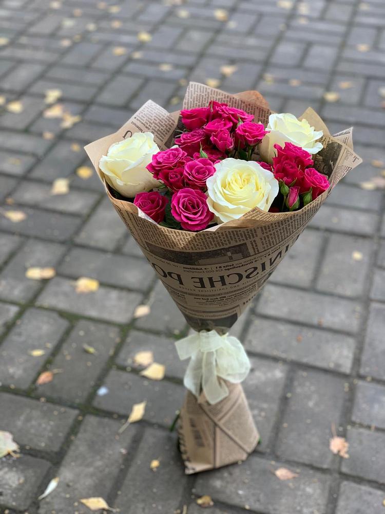 Букет цветов из: Розы в Красино