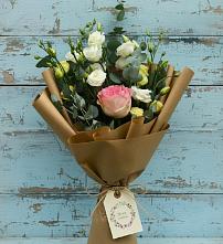 Букет цветов из:  Розы и Лизиантусы #REPLACE_PRED# Красино