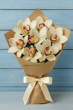 Букет цветов из:  Орхидеи и Розы в Красино